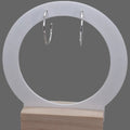 Hammered Hoop Earrings | Sterling Silver