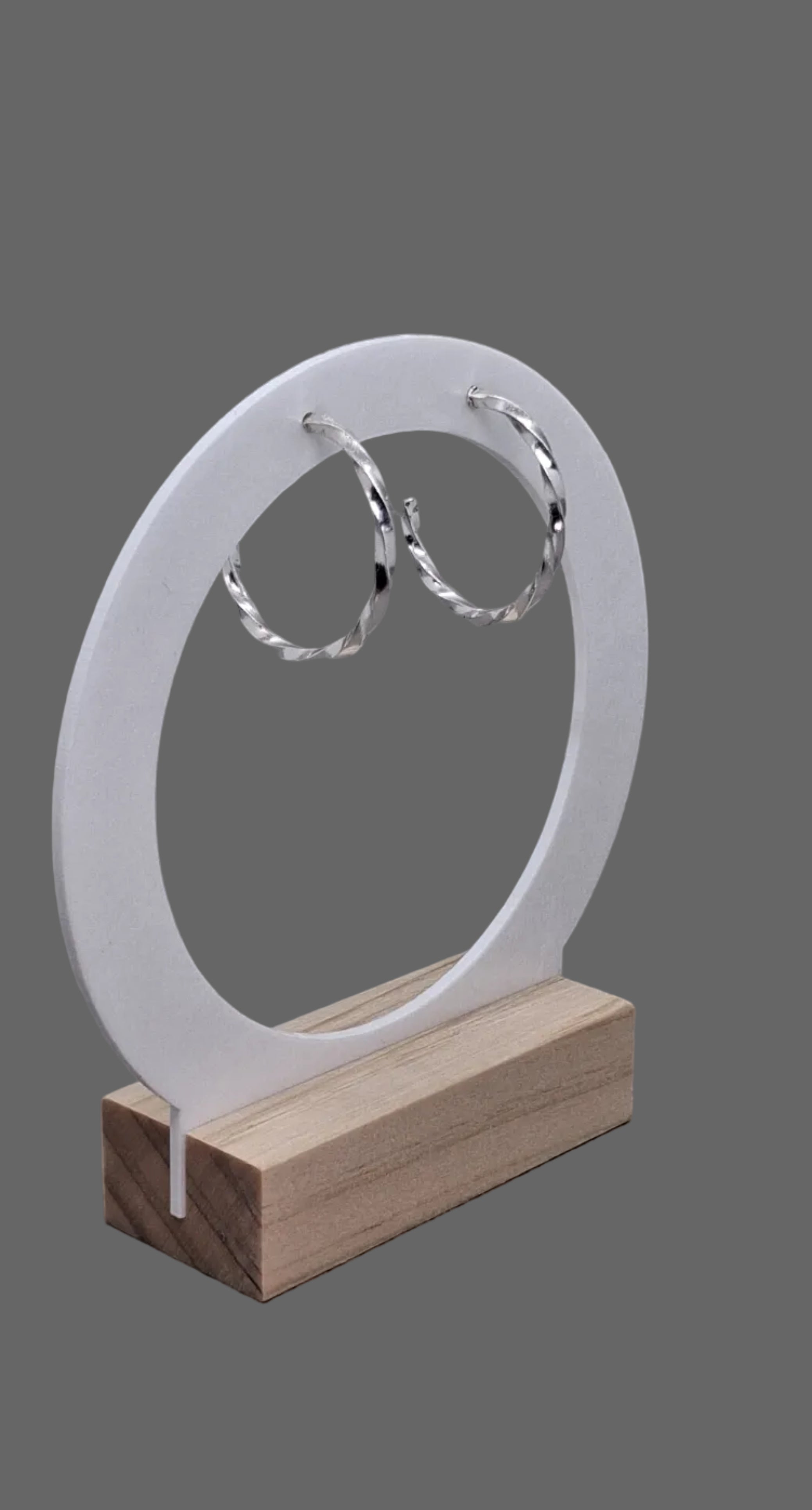 Twisted Hoop Earrings | Sterling Silver